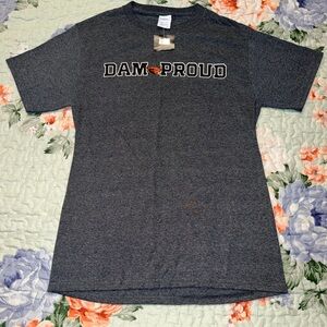 Dam Proud Men's Charcoal Tee